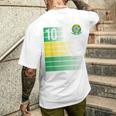 ブラジル国旗 10番 ブラジル サッカー メンズ レディース ボーイズ ガールズ キッズ メンズTシャツ バックプリント 彼への贈り物