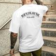 レイキャビク アイスランド レイキャビク アイスランド メンズTシャツ バックプリント 彼への贈り物