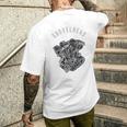 ヴィンテージ Hd オートバイtwin ショベルヘッド エンジン ドローイング バイカー 長袖tシャツ メンズTシャツ バックプリント 彼への贈り物