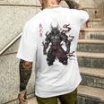 侍戦士 鬼 ダークファンタジー 日本漫画 メンズTシャツ バックプリント 彼への贈り物