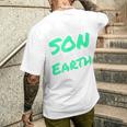 息子の男のための最高の息子の誕生日プレゼント Beston I Know On Earth メンズTシャツ バックプリント 彼への贈り物