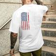 葉巻ウィスキーガン&フリーダム アメリカ国旗 7月4日 バック メンズTシャツ バックプリント 彼への贈り物