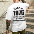 限定版 1975年 誕生日 1975年 1975年生まれ メンズTシャツ バックプリント 彼への贈り物