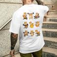面白いtシャツ 柴犬 筋トレ ジム イヌ グッズ かわいい おもしろ 面白い 服 ネタ おもしろtシャツ メンズTシャツ バックプリント 彼への贈り物