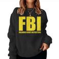 Fbi Bidenの指示に従うアパレル 面白い 男性 女性 レディーススウェットシャツ