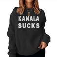 Kamalaucks Kamala Harrisucks And Women レディーススウェットシャツ