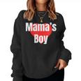 Mama's Boy おもしろグッズ服 レディーススウェットシャツ