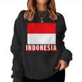 インドネシア国旗 アンティーク調 ナショナル インドネシア 男性 女性 キッズ レディーススウェットシャツ