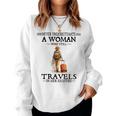 Never Underestimate A Woman Who Still Travels In Her 80'S Women Sweatshirt