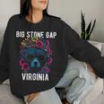 Bigtone Gap バージニア Usa クマと花のデザイン 長袖tシャツ レディーススウェットシャツ 彼女への贈り物