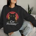 Cat Lady Mommy Cat Lovers Retro La Mejor Mamá De Gatos De La Historia Sudadera Mujer Regalos para ella