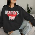Mama's Boy おもしろグッズ服 レディーススウェットシャツ 彼女への贈り物