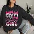 Mom Of The Birthday Girl Cat Kitty Family Matching Women Sweatshirt Gifts for Her