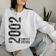 限定 24 歳の誕生日男性版女性 24 歳 2002 ギフト レディーススウェットシャツ 彼女への贈り物