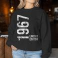 58歳の誕生日 男性 女性 58歳 1967年 誕生日プレゼント レディーススウェットシャツ 面白い贈り物