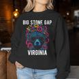 Bigtone Gap バージニア Usa クマと花のデザイン 長袖tシャツ レディーススウェットシャツ 面白い贈り物