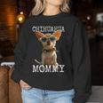 Chihuahua Mommy チワワ ママ ママ 母の日 ママ おもしろ チワワ レディーススウェットシャツ 面白い贈り物