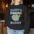 Daddy's Fishing Buddyon Daughter ギフトtシャツ レディーススウェットシャツ 面白い贈り物