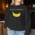 Dolce And Banana ファニーキュートグラフィックデザインバナナtシャツ レディーススウェットシャツ 面白い贈り物