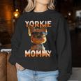 Yorkie Mommyヨーキー ママ 母親 母の日 ママ かわいい ヨークシャー・テリア レディーススウェットシャツ 面白い贈り物