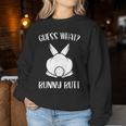 面白いイースタージョークguess What Bunny Butt メンズ レディース レディーススウェットシャツ 面白い贈り物