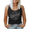 Baptized 2025 Baptism Christian Jesus Christ God Church Women Tank Top
