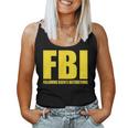 Fbi Bidenの指示に従うアパレル 面白い 男性 女性 レディースタンクトップ