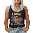 Local Egg Dealer Rooster Farmer Chicken Women Tank Top