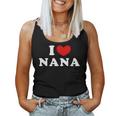 I Love Nana 私は愛する Nana レディースタンクトップ