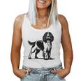 Dog Dad Mom Lover -Pringerpaniel Monocromatico Canotta da donna