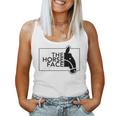 【バックプリント・背中側】ザ・ホース・フェイス The Horse Face 午年 馬 2026 パロディ レディースタンクトップ
