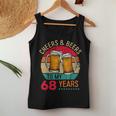 Cheers & Beers To 68 Years 68 Birthday 68Th Bday Men レディースタンクトップ 面白い贈り物