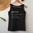 Definition Delulu Fandom Idol Meme Definition Women Tank Top Unique Gifts
