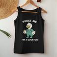 Trust Me I'm A Ducktor メディカルしゃれクワック ダックドクター レディースタンクトップ 面白い贈り物