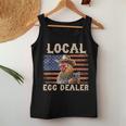 Local Egg Dealer Rooster Farmer Chicken Women Tank Top Personalized Gifts
