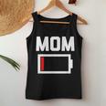 Mom Battery Low Mother Family Mama Mommy Mom レディースタンクトップ 面白い贈り物