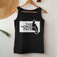 ザ・ホース・フェイス The Horse Face 午年 馬【十二支 干支】2026年 ブランド パロディ 長袖tシャツ レディースタンクトップ 面白い贈り物