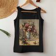 ピエール・オーギュスト ルノワールのバラとジャスミン デルフト花瓶 長袖tシャツ レディースタンクトップ 面白い贈り物