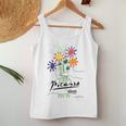 パブロ・ピカソ 平和の花 作品 描画 Papl2192 レディースタンクトップ 面白い贈り物