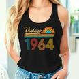 62歳の誕生日プレゼント 62歳 男性 女性 レトロ ヴィンテージ 1964 レディースタンクトップ 彼女への贈り物