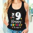 9歳 誕生日 ハッピーバースデー 9歳 男の子 女の子 9歳 レディースタンクトップ 彼女への贈り物