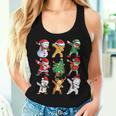 Christmas Squad Santa Dabbing Elf Family Matching Boys Girls Women Tank Top Gifts for Her