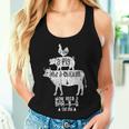 Cow Pig Chicken Bbq Joke 牛と豚と鶏 おかしいバーベキューミートイーター シェフギフト レディースタンクトップ 彼女への贈り物