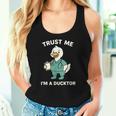 Trust Me I'm A Ducktor メディカルしゃれクワック ダックドクター レディースタンクトップ 彼女への贈り物