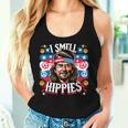 Imell Hippies Peace 4Th Of July For Hippie レディースタンクトップ 彼女への贈り物