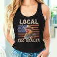 Local Egg Dealer Rooster Farmer Chicken Women Tank Top Gifts for Her