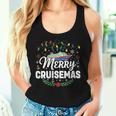 Merry Cruisemas Cruise Christmas Lights Nautical Women Tank Top Gifts for Her