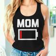 Mom Battery Low Mother Family Mama Mommy Mom レディースタンクトップ 彼女への贈り物