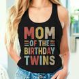 Mom Of The Birthday Twins Family Matching Bday Party Women Tank Top Gifts for Her