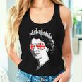 Queen Elizabeth Iiunglasses British Crown エリザベス女王 Meme レディースタンクトップ 彼女への贈り物